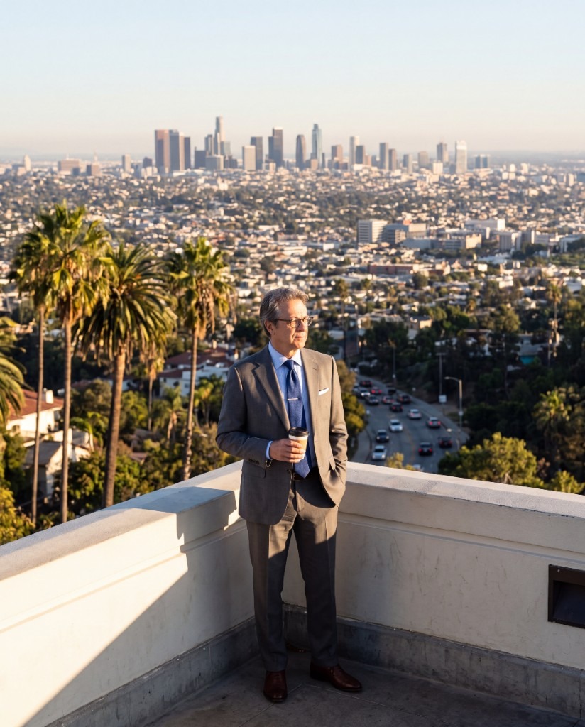 Egemen Mustafa Şener — Los Angeles’ta portresi